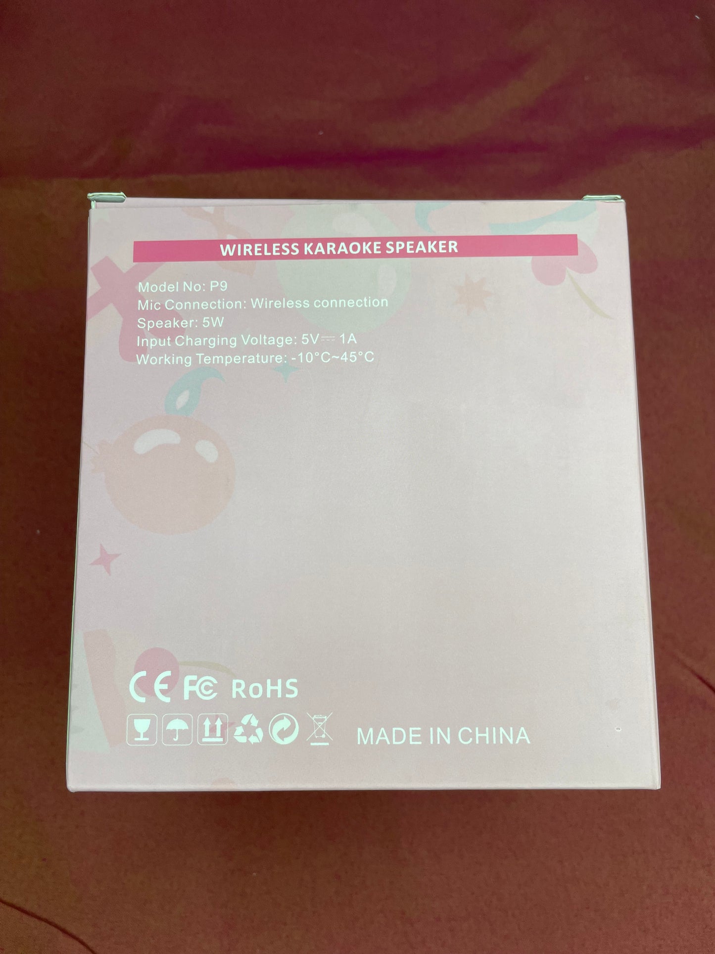 Wireless Karaoke Speaker with 2 Mics