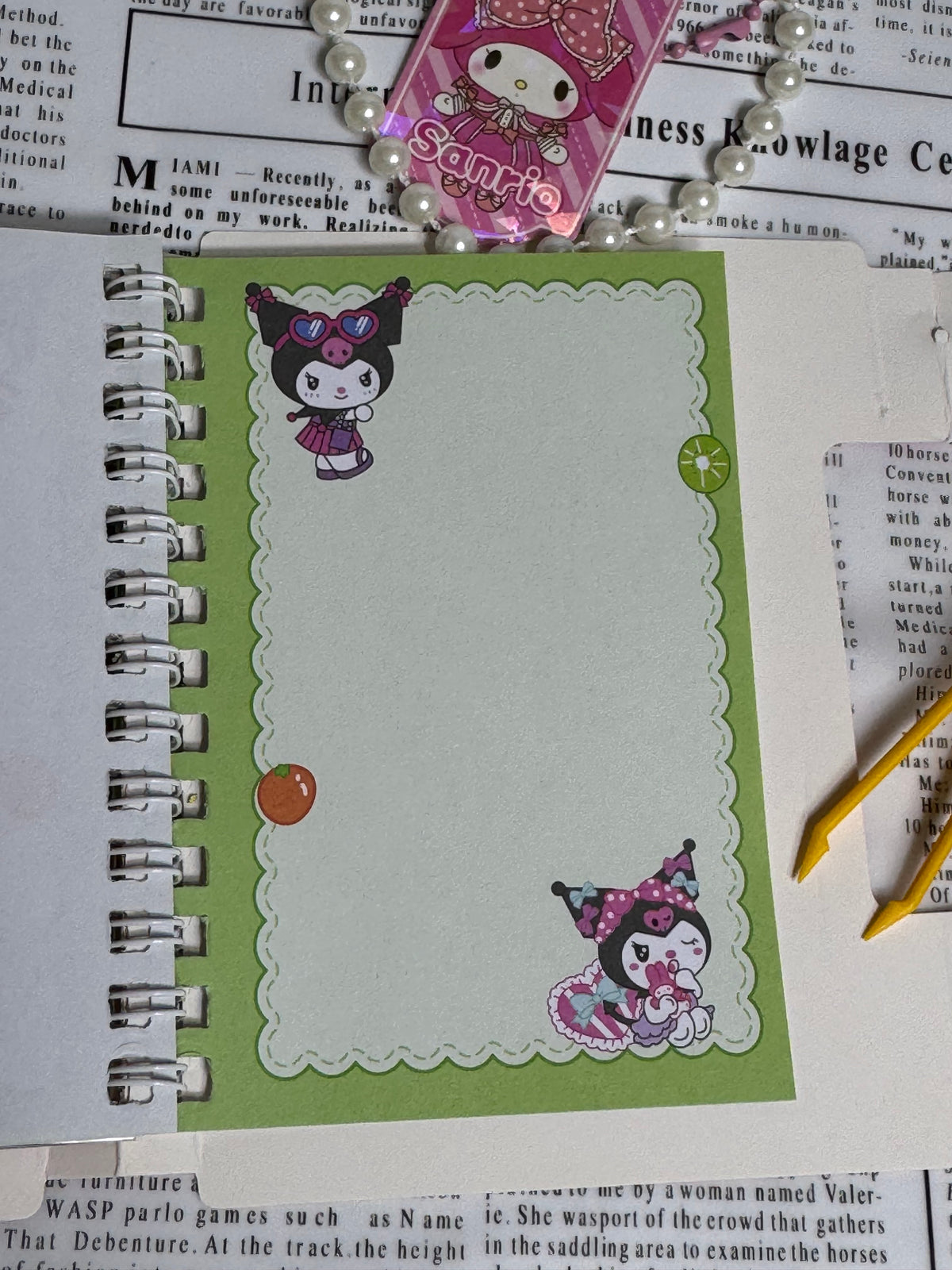 Kuromi Nail Art & Sticker Activity book & Paw Squishy 🐾