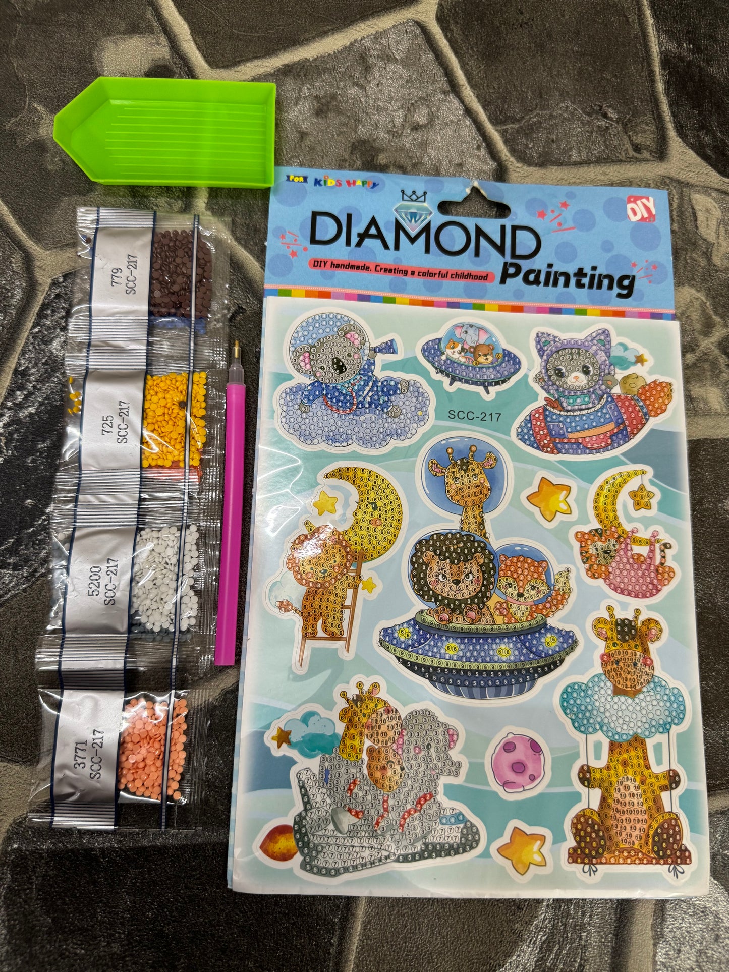 Diamond Painting With Stickers
