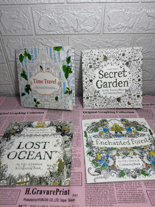 Adult Coloring books [Johanna Basford | Millie Marotta | Amily Shen | Zen Mandala | Time Travel]