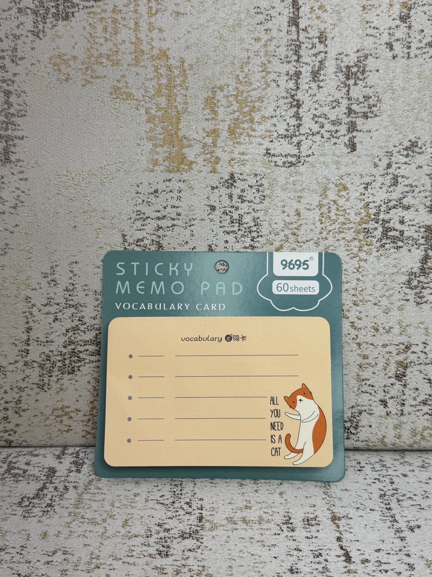 Sticky memo pad