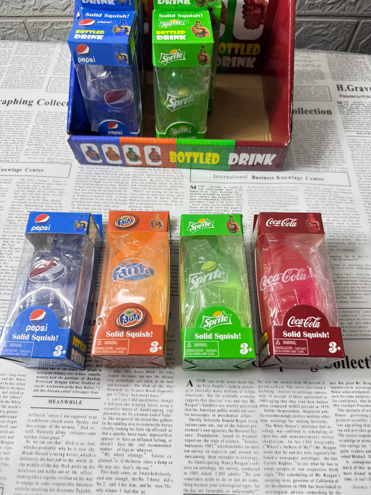 NeeDoh Soda Bottle Squishy | Coke , Pepsi , Sprite , Fanta