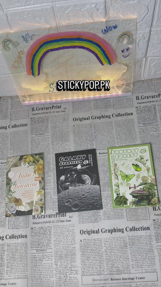 Aesthetic Sticker Books