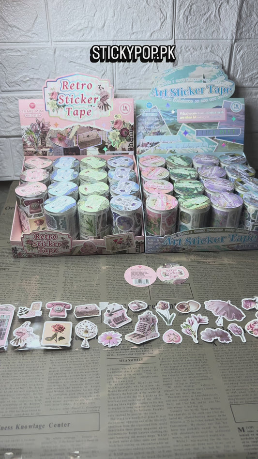 Retro Sticker Tape