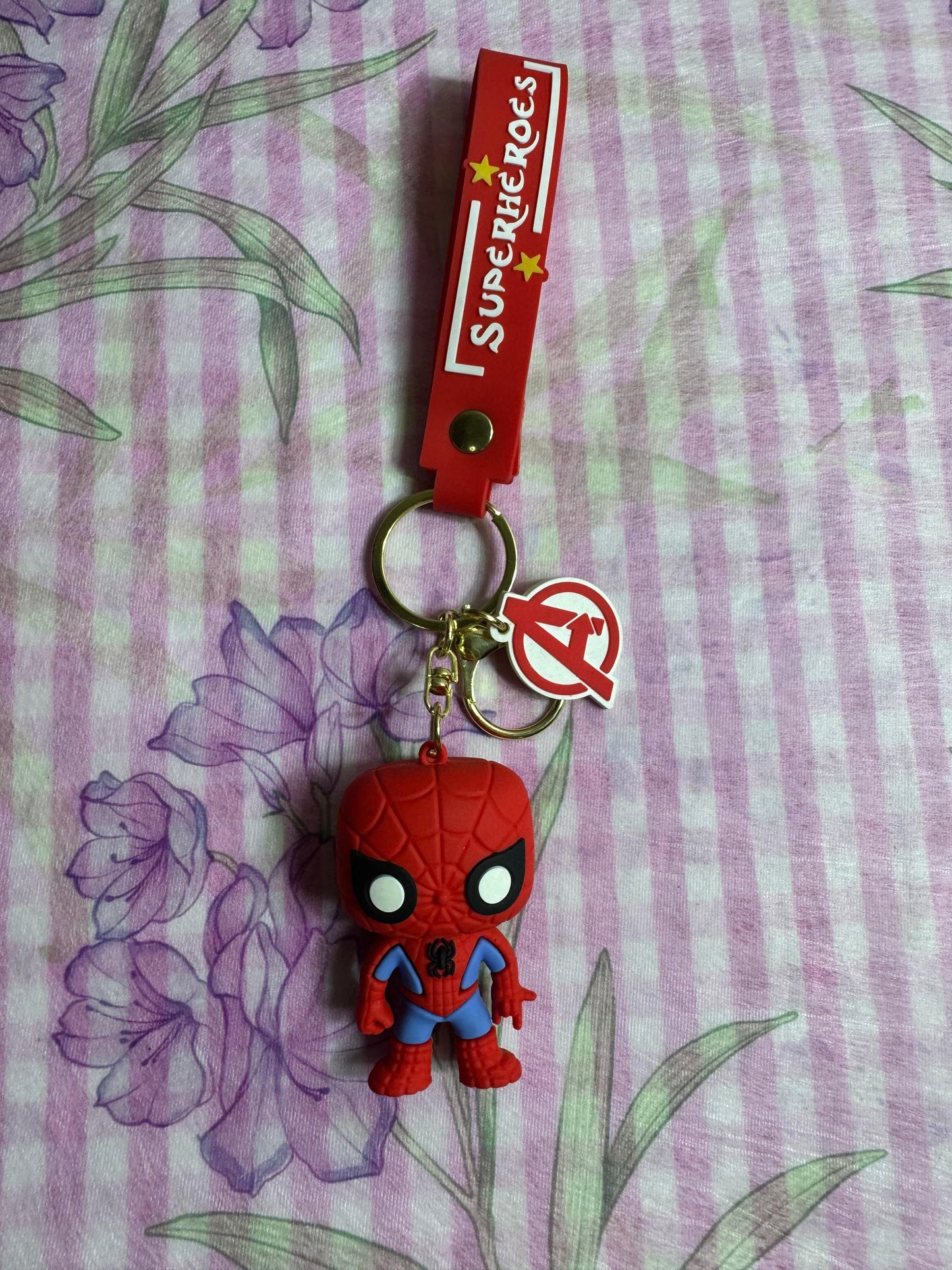 Marvel spider-man keychains