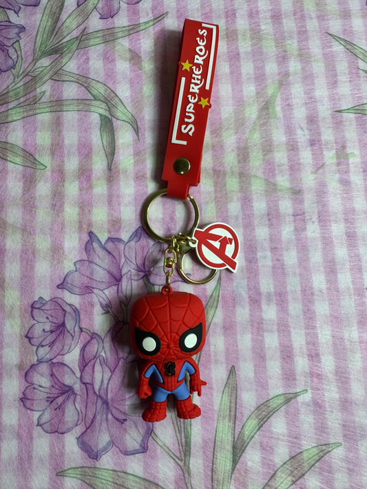 Marvel spider-man keychains